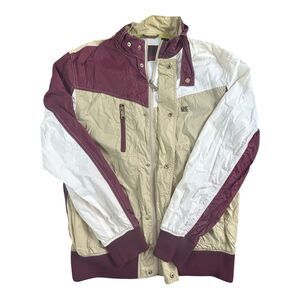 VTG Y2K Enyce Full Zip Windbreaker Nylon Jacket Mens Size Medium Color Block